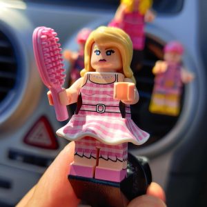 Alternative view of Pink Check Barbie Car Air Vent Freshener