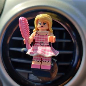 Pink Check Barbie Car Air Vent Freshener