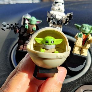 Alternative view of Grogu in Cot Car Air Vent Freshener