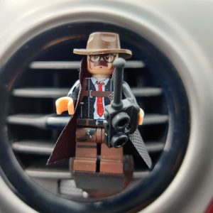Jim Gordon with Hat Car Air Vent Freshener