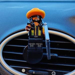 Macho Man with Hat Wrestling Car Air Vent Freshener