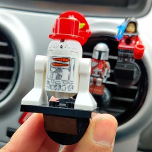 Alternative view of R2D2 Snowman Car Air Vent Freshener