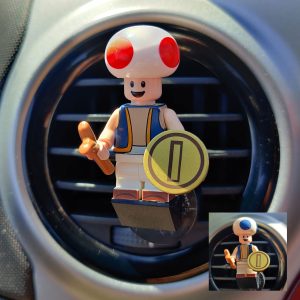 Toad Super Mario Car Air Vent Freshener
